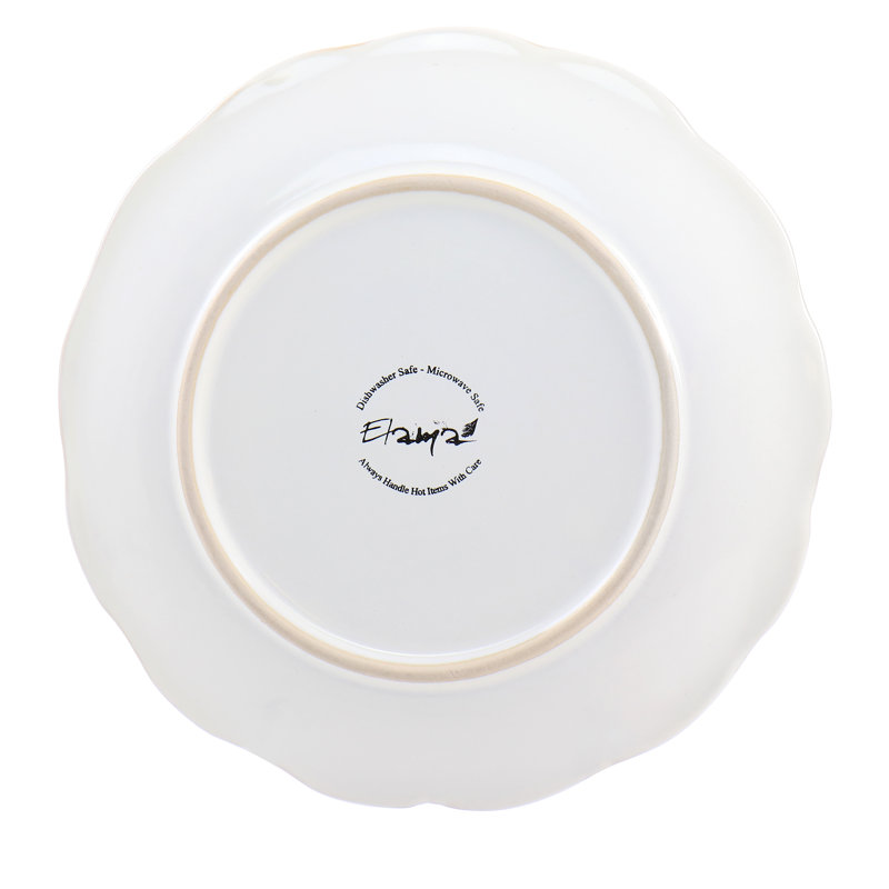 Elama Stoneware Dinnerware Set Service for 4 & Reviews Wayfair